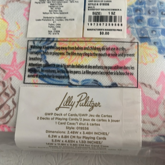 Lilly Pulitzer Multicolor Floral Card Holder - Picture 2 of 2